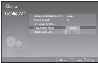 SAMSUNG PS50A557 - Repeticao de Música: - 1