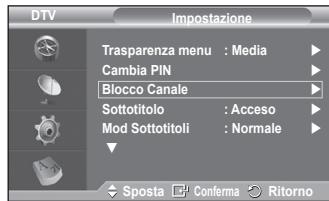 SAMSUNG PS50A557 - Cambia PIN / Blocco Canale - 3