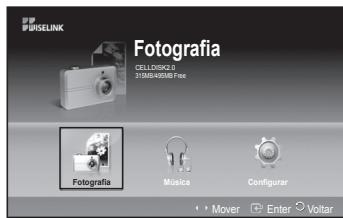SAMSUNG PS50A557 - Utilizar o menu WISELINK - 4