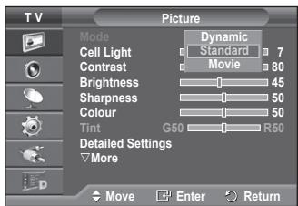 SAMSUNG PS50A557 - Fine Tuning Channel Reception - 6
