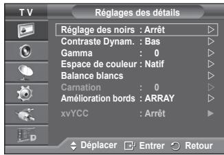 SAMSUNG PS50A557 - Personnalisation de l'espace de couleur - 2