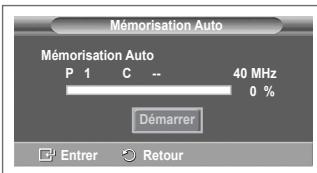 SAMSUNG PS50A557 - Mémorisation automatique des canaux - 3