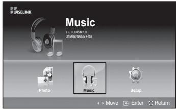 SAMSUNG PS50A557 - Using the Option Menu - 1