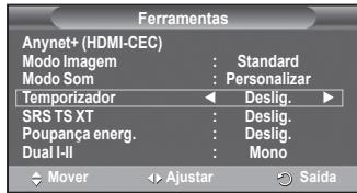SAMSUNG PS50A557 - Desligar automaticamente - 3