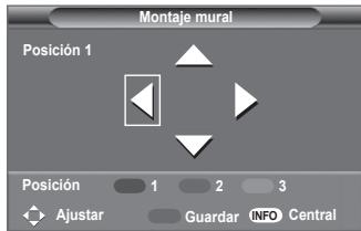 SAMSUNG PS50A557 - Memorización de la posición - 2