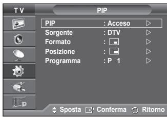 SAMSUNG PS50A557 - Tabella delle impostazioni PIP - 2