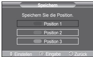 SAMSUNG PS50A557 - Abspeichern der Position - 4