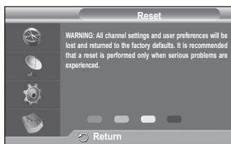 SAMSUNG PS50A557 - - Reset - 6
