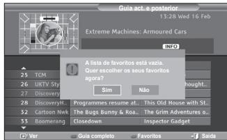 SAMSUNG PS50A557 - Todos os canais e canais favoritos - 3