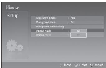 SAMSUNG PS50A557 - Repeat Music: - 1