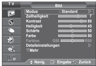 SAMSUNG PS50A557 - Sie konnen die detailierten Bildparameter einstellen. - 1
