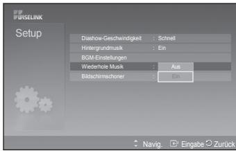 SAMSUNG PS50A557 - Musik wiederholen: - 1