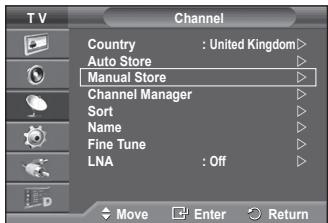 SAMSUNG PS50A557 - Channel mode - 1