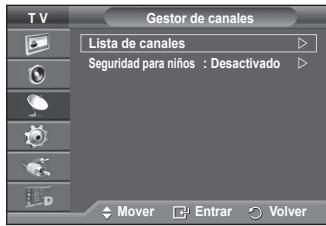 SAMSUNG PS50A557 - Bloqueo de canales - 2