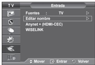 SAMSUNG PS50A557 - Visualización de las fuentes de senales externas - 5
