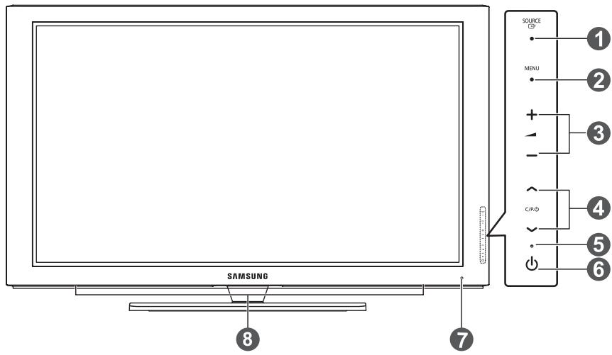 SAMSUNG PS50A557 - Pannello frontale - 1