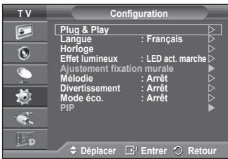 SAMSUNG PS50A557 - Affichage des menus - 16