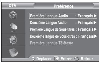 SAMSUNG PS50A557 - Préférence - 3