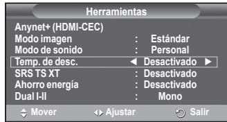 SAMSUNG PS50A557 - Apagado automatico - 3