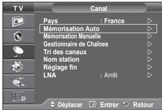 SAMSUNG PS50A557 - Mémorisation automatique des canaux - 2