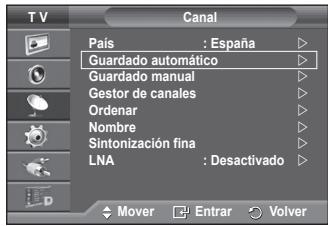 SAMSUNG PS50A557 - Memoración automática de canales - 2
