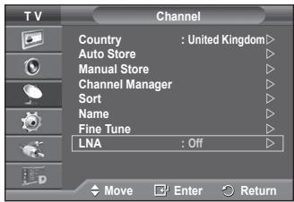 SAMSUNG PS50A557 - Fine Tuning Channel Reception - 4