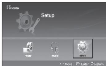 SAMSUNG PS50A557 - Uporaba menija Setup (Nastavitev) - 1