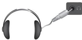 SAMSUNG PS50A557 - Collegamento delle cuffie (vendute separatamente) - 1