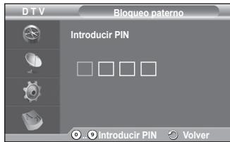 SAMSUNG PS50A557 - Bloqueo paterno/Cambiar PIN - 4