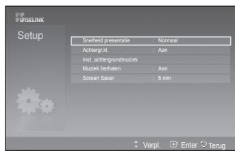 SAMSUNG PS50A557 - Installingen achtergrundmuziek: - 2