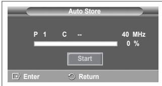 SAMSUNG PS50A557 - Storing Channels Automatically - 3