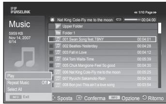 SAMSUNG PS50A557 - Ripeti musica: - 2