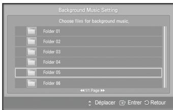 SAMSUNG PS50A557 - Fond musical (background music): - 2