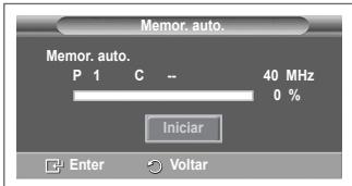 SAMSUNG PS50A557 - Memorizar canais automaticamente - 3