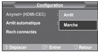 SAMSUNG PS50A557 - Les fonctions d'anynet+ emploient les réglages suivants. utilisation de la fonction anynet+ - 2