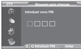 SAMSUNG PS50A557 - Alterar PIN / Bloqueio para crianças - 5