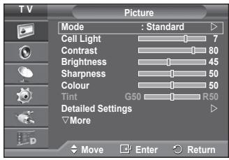 SAMSUNG PS50A557 - Fine Tuning Channel Reception - 5