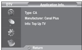 SAMSUNG PS50A557 - CI Menu - 1