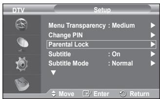 SAMSUNG PS50A557 - Change PIN / Parental Lock - 3