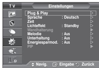 SAMSUNG PS50A557 - Tabelle der PIP-Einstellungen - 2