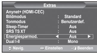 SAMSUNG PS50A557 - Tabelle der PIP-Einstellungen - 1