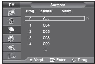 SAMSUNG PS50A557 - Opgeslagen kanalen rangschikken - 2