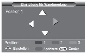 SAMSUNG PS50A557 - Abspeichern der Position - 5