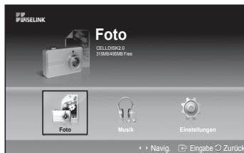 SAMSUNG PS50A557 - Dieses Menu zeigt auf einer Speicherkarte gespeicherte Ordner und JPEG-Dateien an. - 1