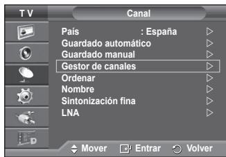 SAMSUNG PS50A557 - Bloqueo de canales - 1
