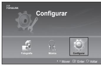 SAMSUNG PS50A557 - Utilizar o Menu Configurar - 1