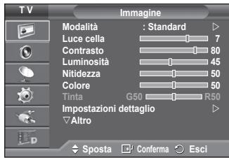 SAMSUNG PS50A557 - Visualizzazione dei menu - 1