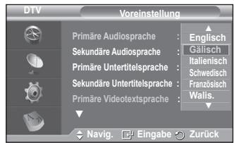 SAMSUNG PS50A557 - Voreinstellung - 4