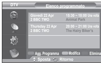 SAMSUNG PS50A557 - Elenco programmato - 1