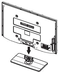 SAMSUNG PS50A557 - como montar la base del soporte (según el Modelo) - 1